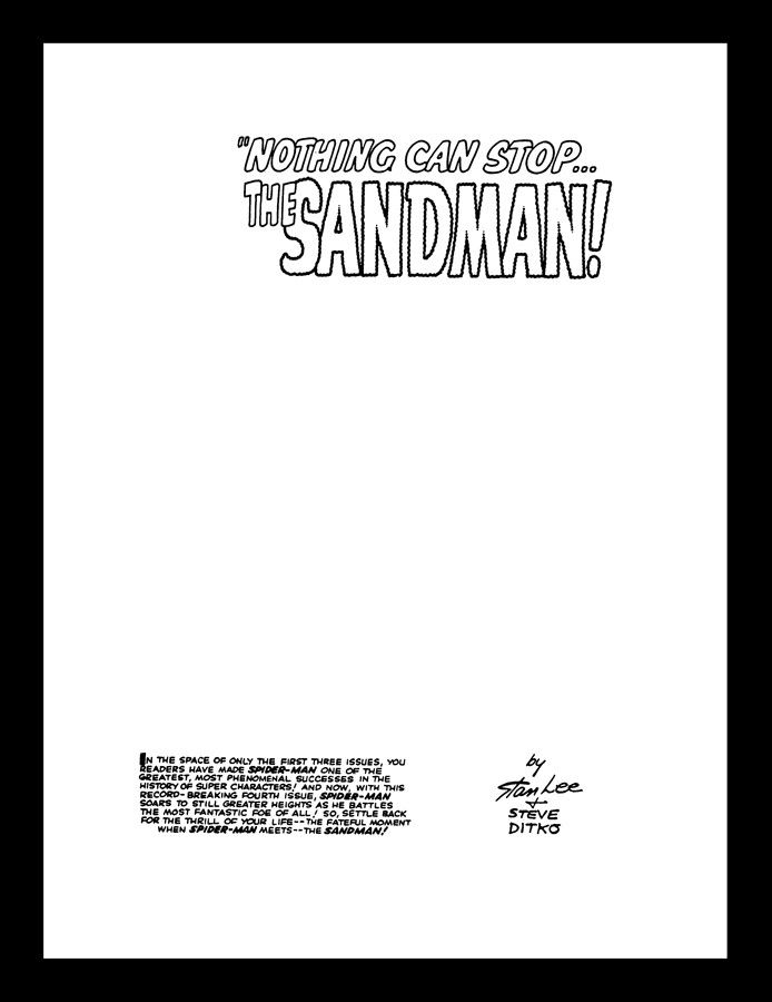 Steve Ditko Spiderman #4 Rare Production Art Pg 1