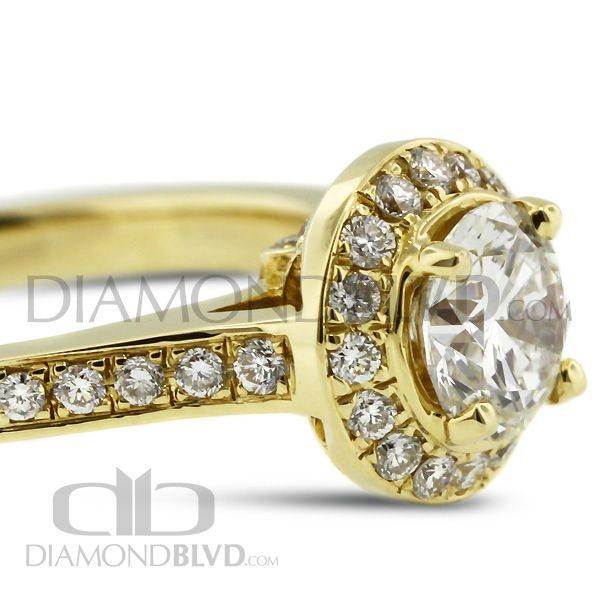14k Gold Diamond Ring Natural 1 19ct Round E SI2