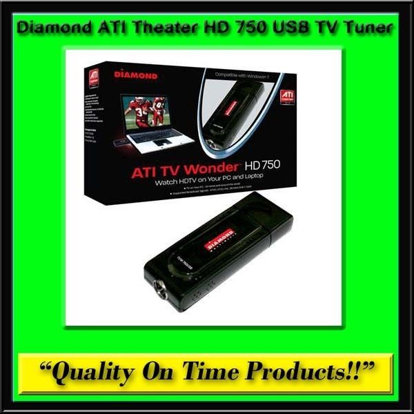 New Diamond ATI Theater HD 750 USB TV Tuner PC USB PAL ATSC SECAM DVB