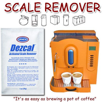 Urnex Dezcal Coffee Maker Espresso Descaler 10 Pack