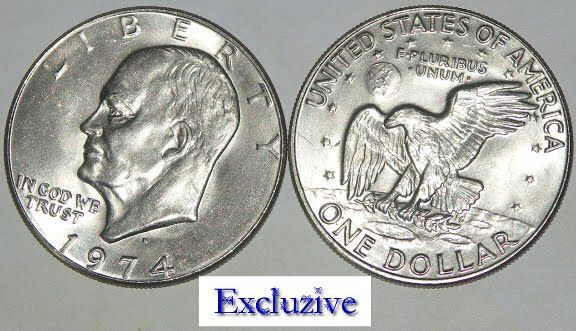  eisenhower 1974 dollar history the eisenhower dollar is a dollar coin