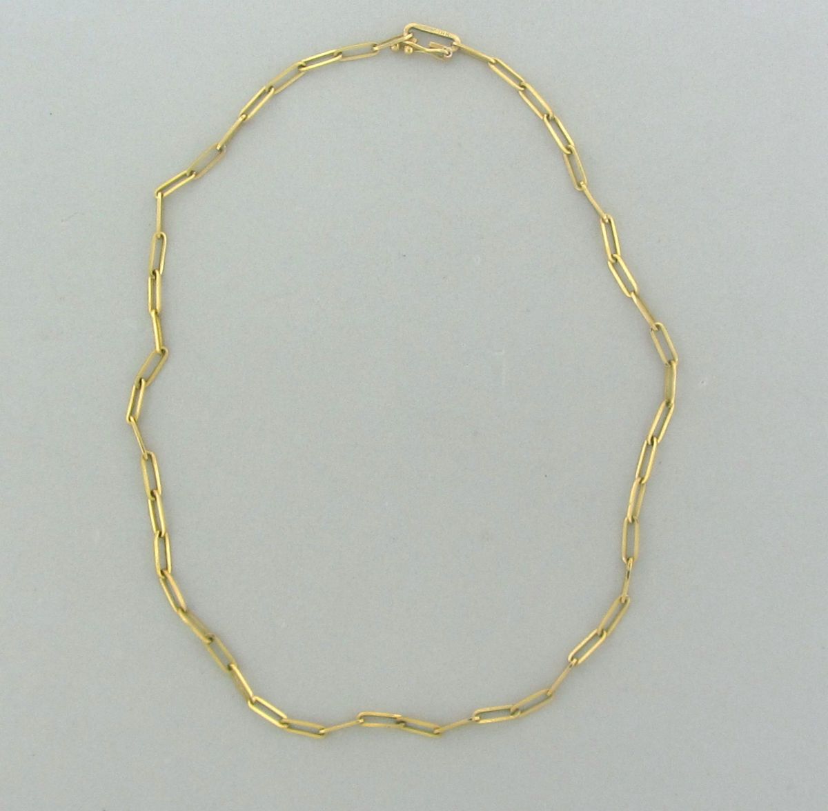 Estate Cartier Dinh Van 18K Gold Chain Link Necklace
