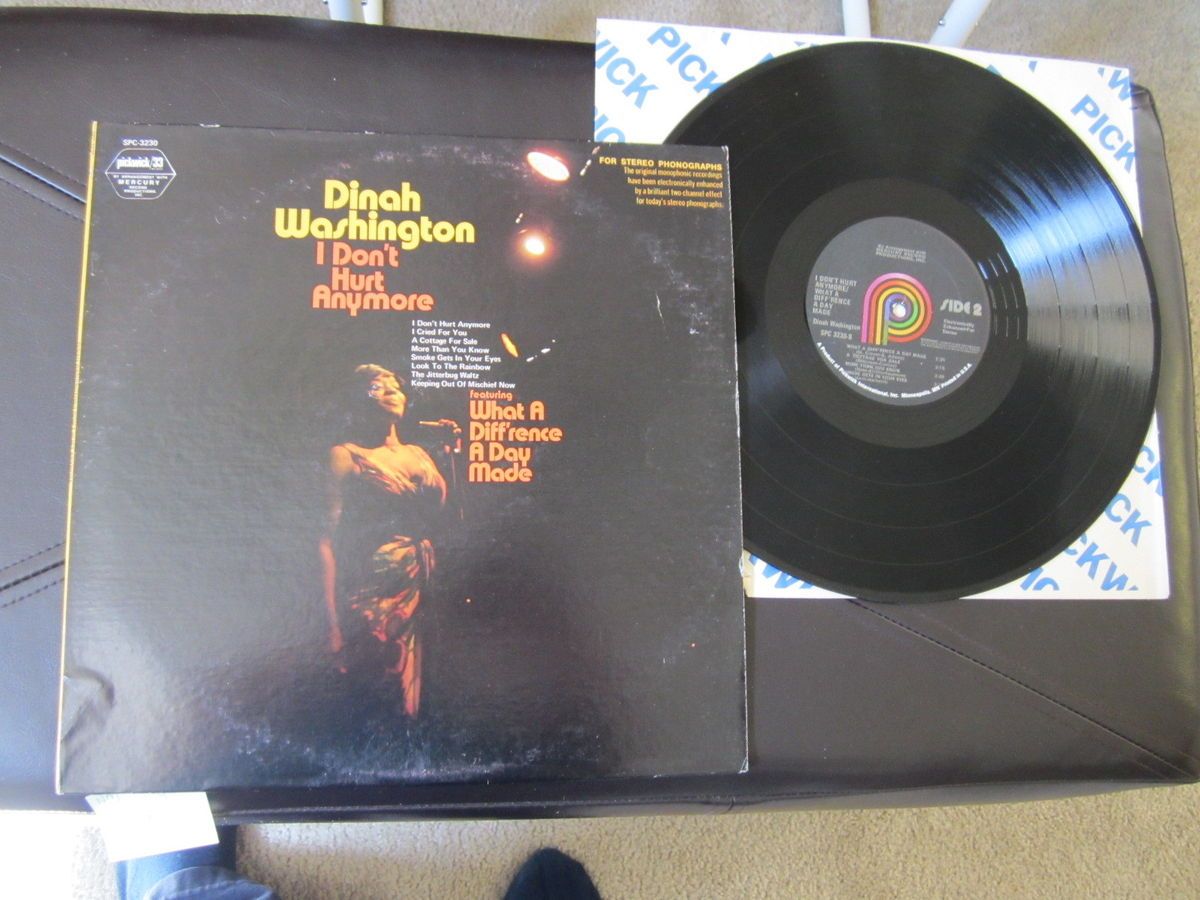 Dinah Washington I DonT Hurt Anymore LP SPC 3230