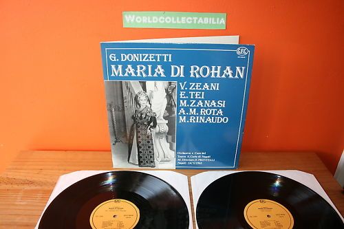 DONIZETTI Maria di Rohan ZEANI PREVITALI 1962