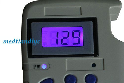 2012 Newest Fetal Doppler Fetal Heart Monitor Backlight LCD w 2 5MHz