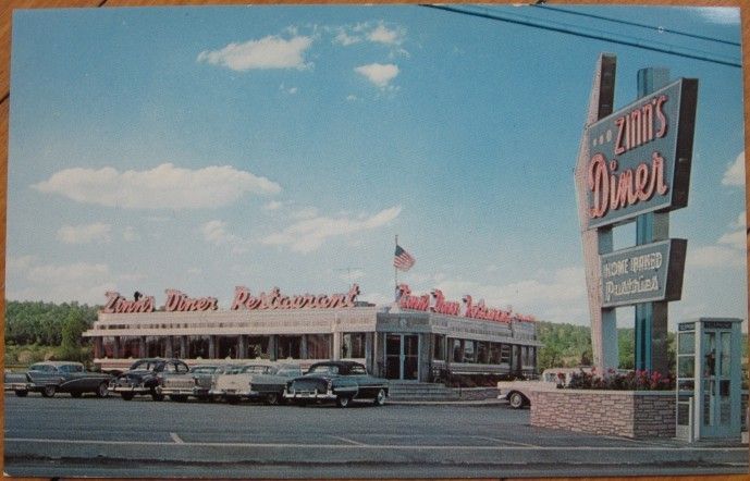 1950s Chrome PC Zinns Diner Thorndale Downingtown PA