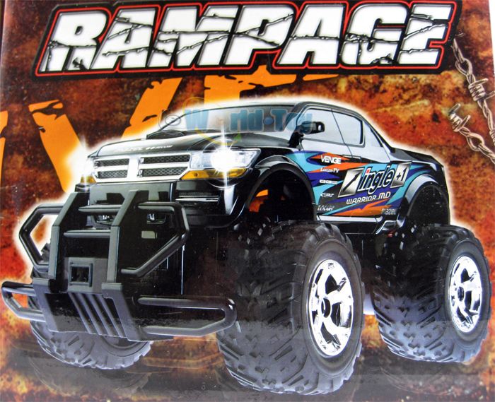 Remote Control Cross Country Rampage Monster Truck RC