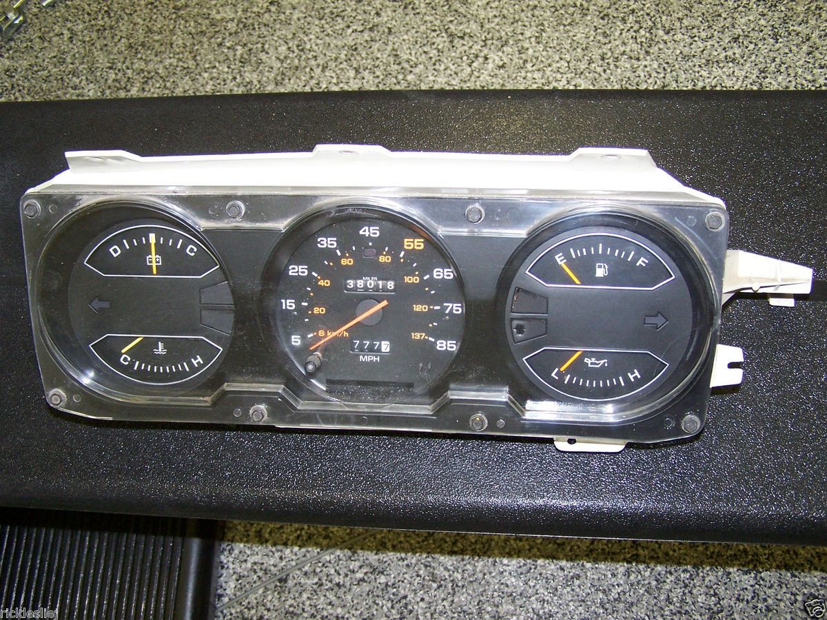 1981 1989 Dodge Pickup Ramcharger Instrument Cluster Gauges