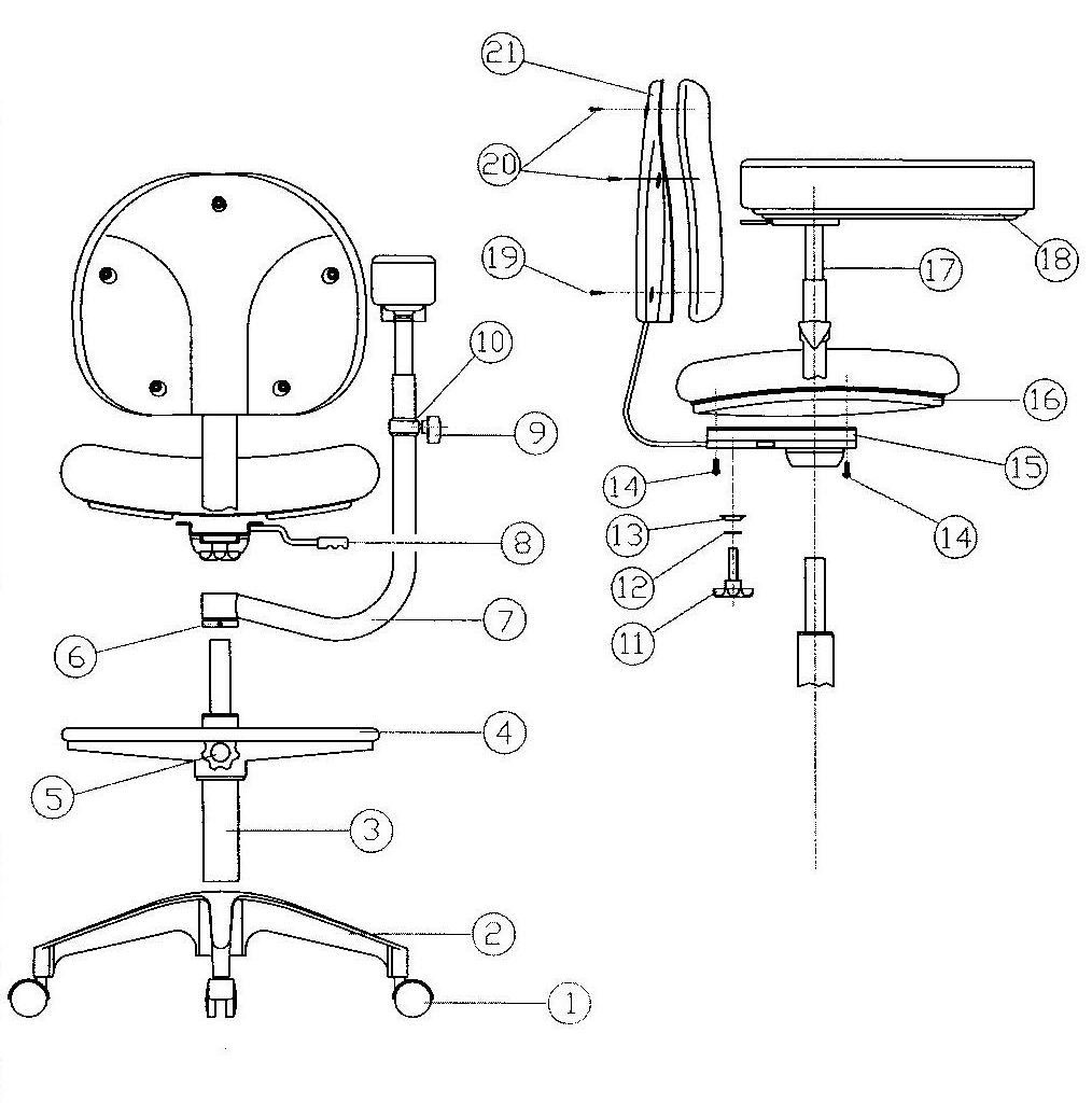 Doctors Stool Premium Dental Series Dentists Stool Dental Medical