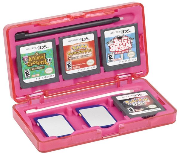 Official DS Peach 6 Game Character Storage Case New UK