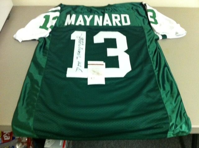 Don Maynard Autographed New York Jets Jersey JSA