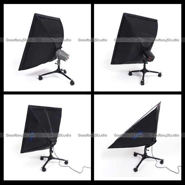 Photography 3 Legs Dolly Fold Wheels Floor Light Stand Video