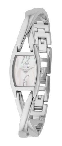 Donna Karan DKNY4284 MOP Dial Twisted Silvee Tone Watch