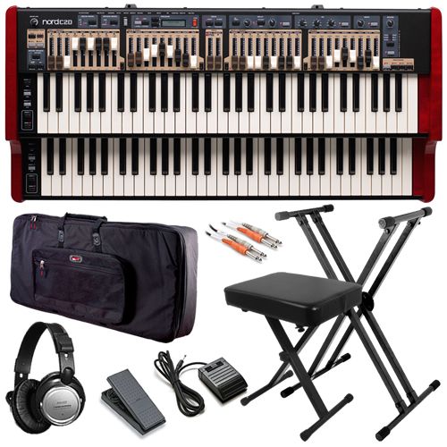 Nord C2D Drawbar Combo Organ Key Essentials Bundle