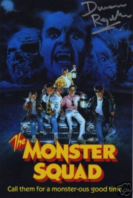Monster Squad Cover Art Signed Duncan Regehr Dracula