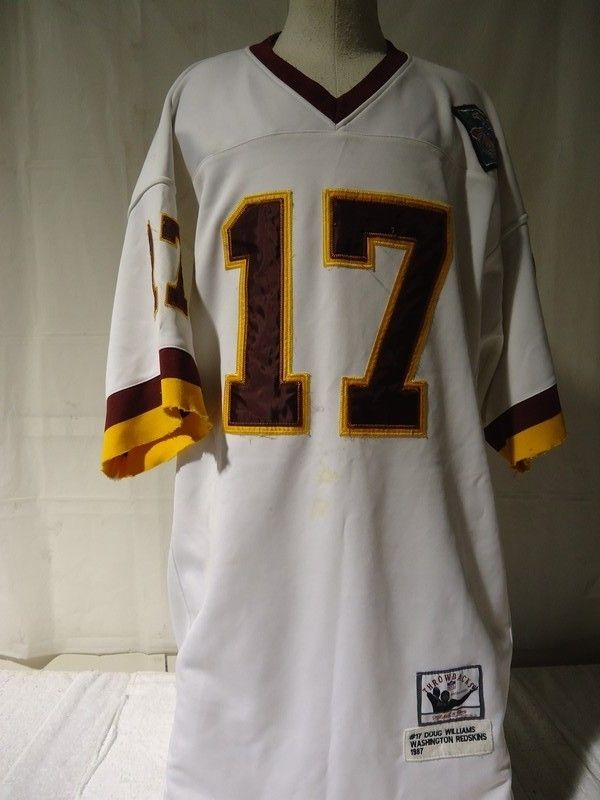  Throwback NFL Authentics 17 Doug Williams Washington Redskins