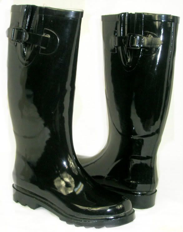 Cute Comfy Galoshes Wellies Rubber Rain Boots Multi