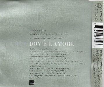 cher dov e l amore cd single 1999