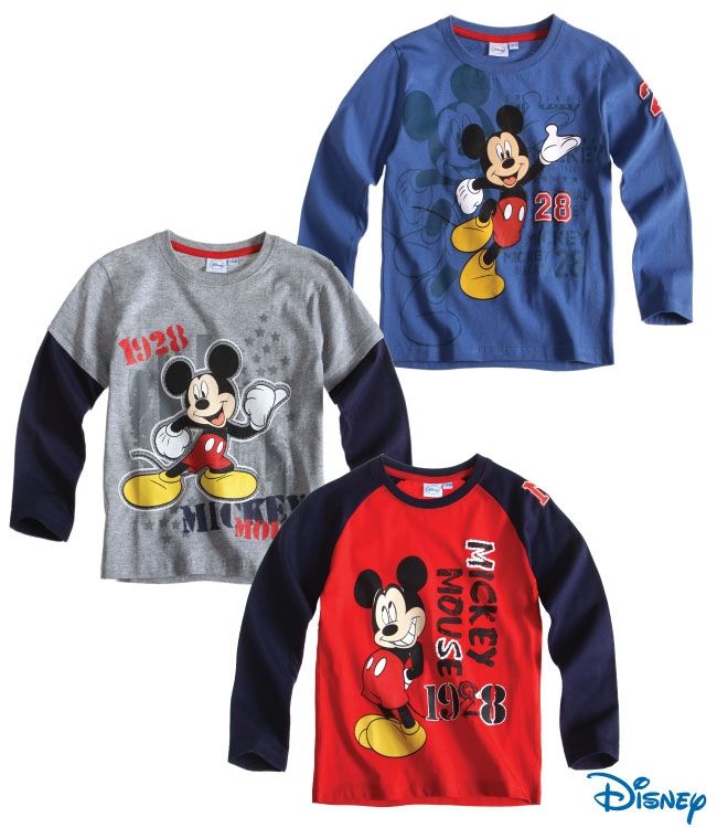 boys disney mickey long sleeve shirt full 9685