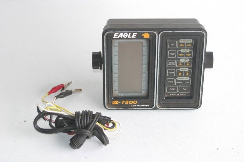 eagle z 7500 lcg recorder lcd fishfinder