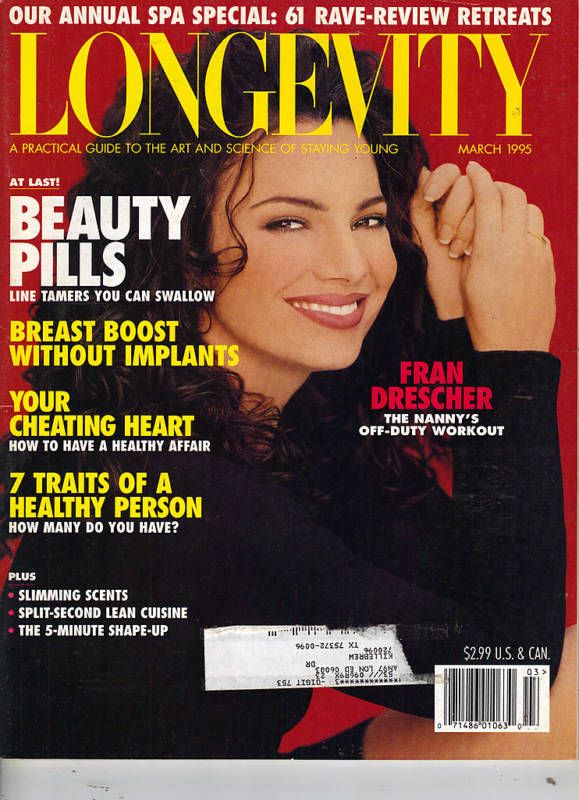 Fran Drescher Longevity Magazine 3 95 The Nanny