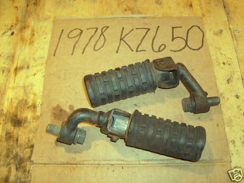 1978 Kawasaki KZ650 Front Foot Pegs KZ 650