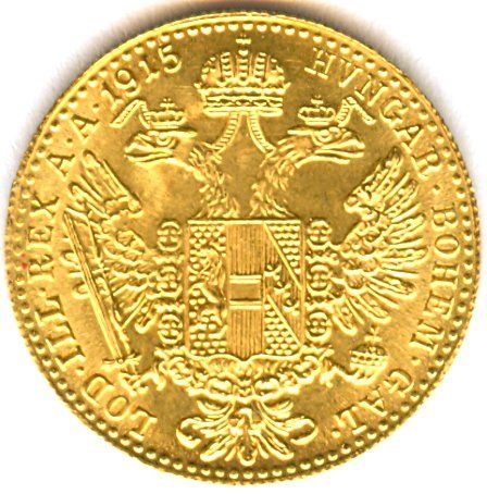 country austria date 1915 franz joseph denomination ducat reported