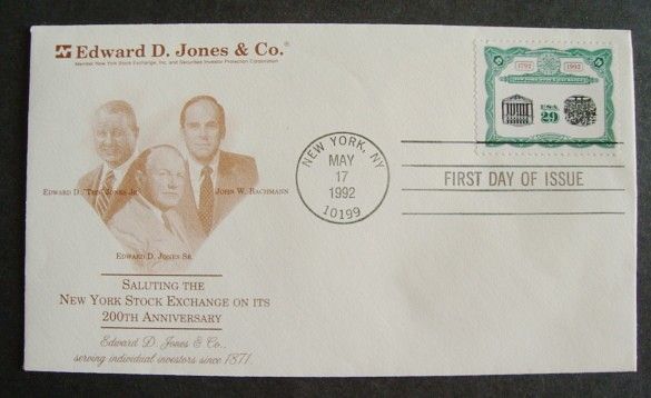  scott 2630 1st edward d jones co cachet shipping us $ 2 50 overseas