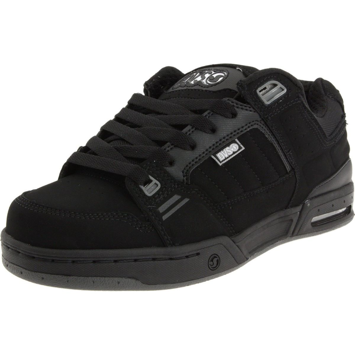 DVS SHOES SQUADRON SP BLK NUBUCK SKATE SHOES