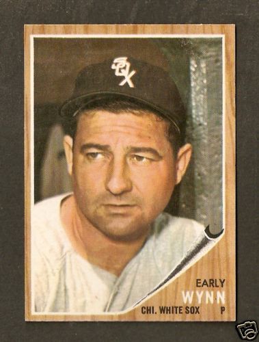 1962 Topps 385 Early Wynn Chicago White Sox Near Mint