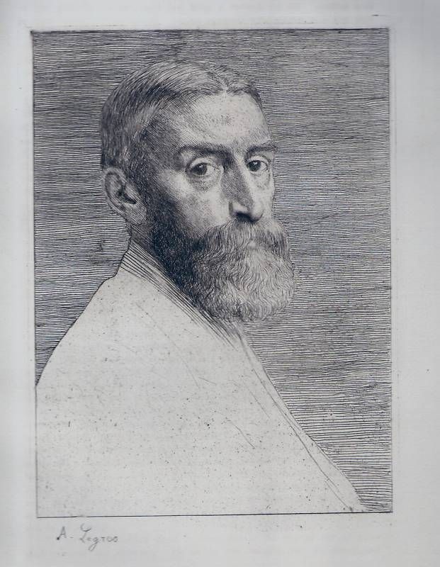 Alphonse Legros Edward J Poynter Etching