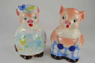 Vintage Salt and Pepper Pigs by Lorraine Elam