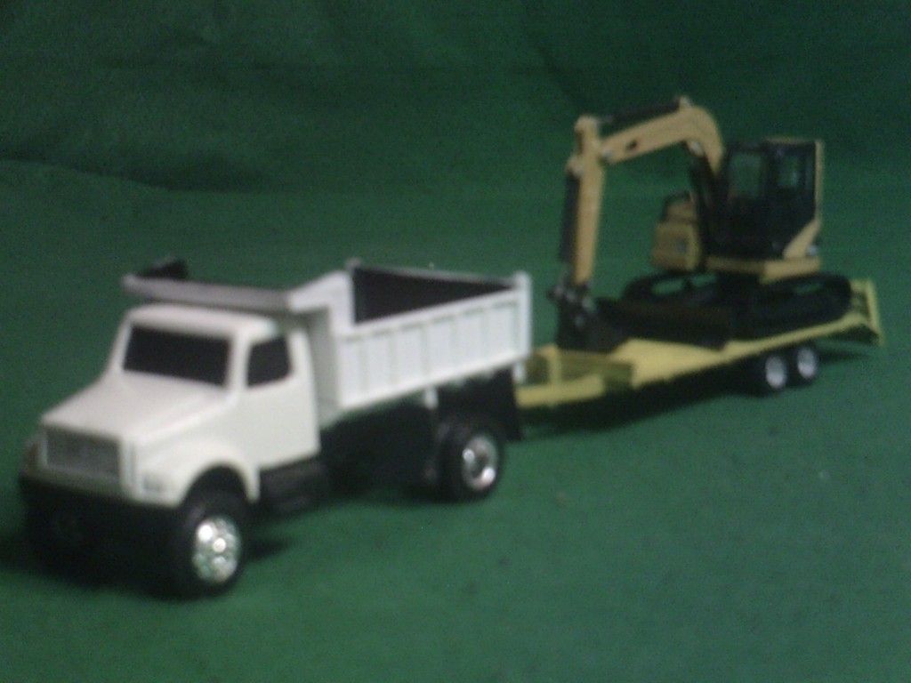  Custom International Dump Trailer and Track Hoe