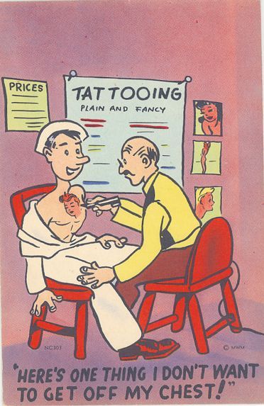 Tattooing Cartoon Sailor Tattoo Parlor Early M35901