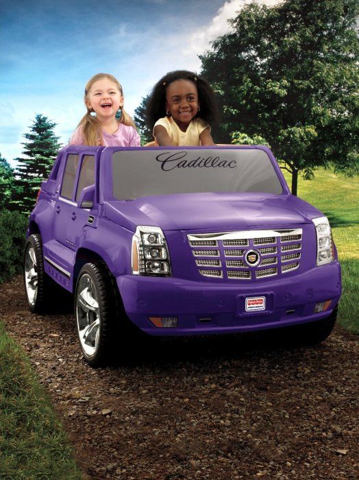  Cadillac Escalade 12V Electric Kids Ride On Car   Purple  X3419