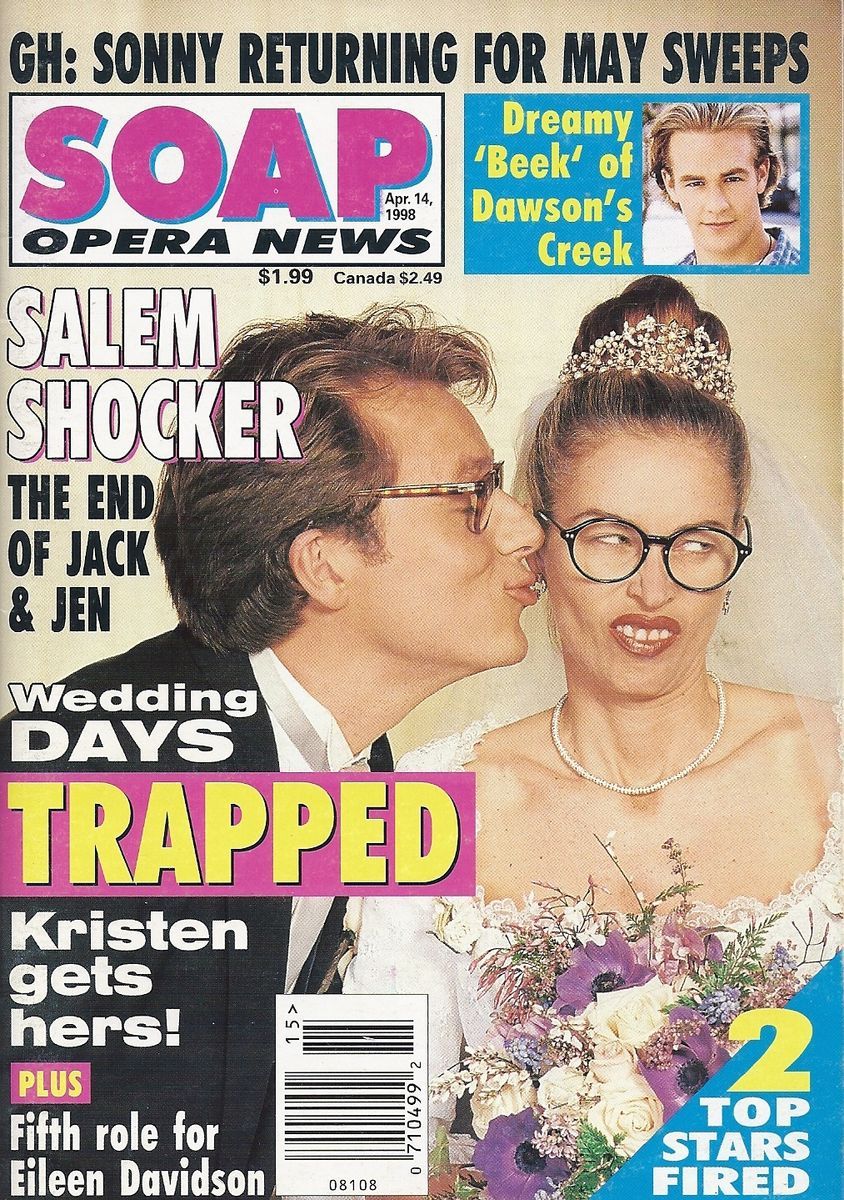 Days of Our Lives Adam Caine Eileen Davidson April 14 1998 Soap Opera