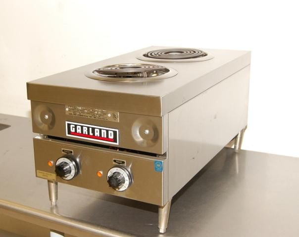 Garland Electric 2 Burner Countertop Range 15 Wide Model E24 12H