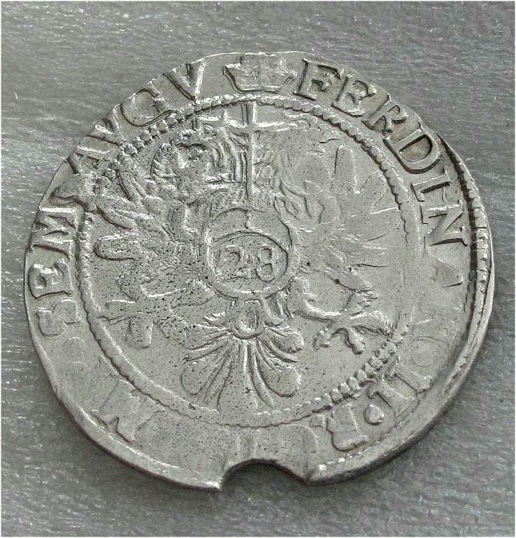 1578 Germany Emden Silver 28 Stuiver 2 3 Thaler Ferdinand II Shipwreck