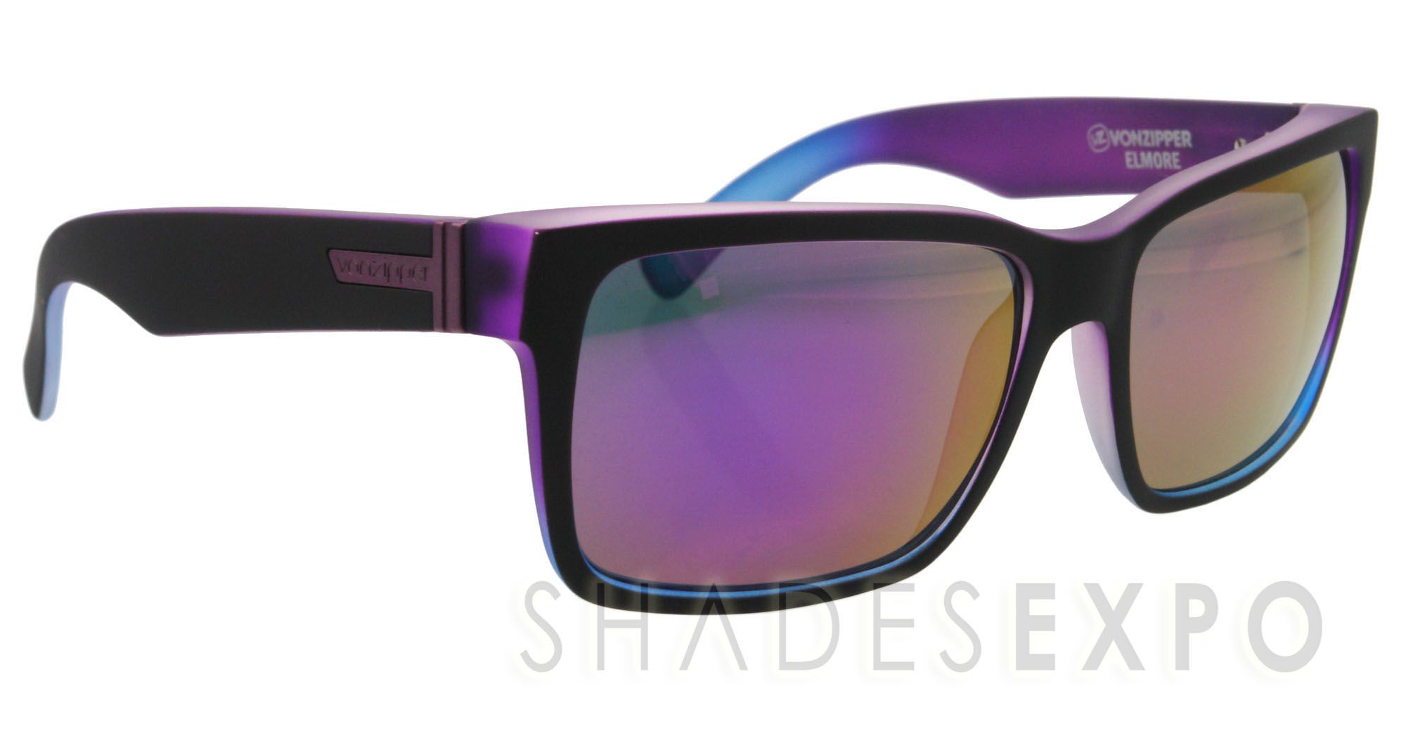 New VonZipper Sunglasses VZ Elmore Purple BNB Frosteez