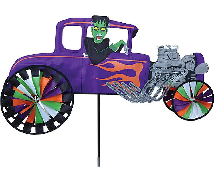  Spinner Roadster Rage Hot Rod Car Yard Lawn Windspinner Decor