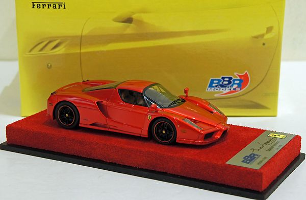 BBR 1 43 Ferrari Enzo Special F1 Red on Red Leather Base EDT 01 20