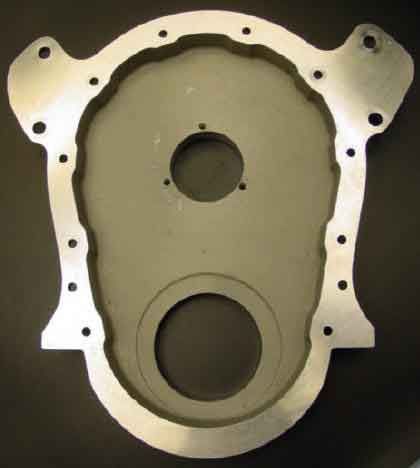 New Enderle B B Chevy Aluminum Timing Cover for Mechanical Fuel