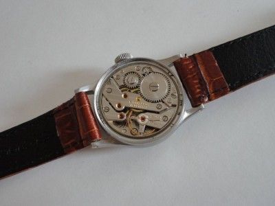 Vintage 1940s Boy Size Ernest Borel Sport Super Wristwatch Manual Wind