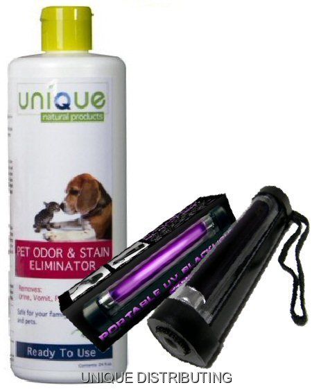 pet odor stain elim black light lg