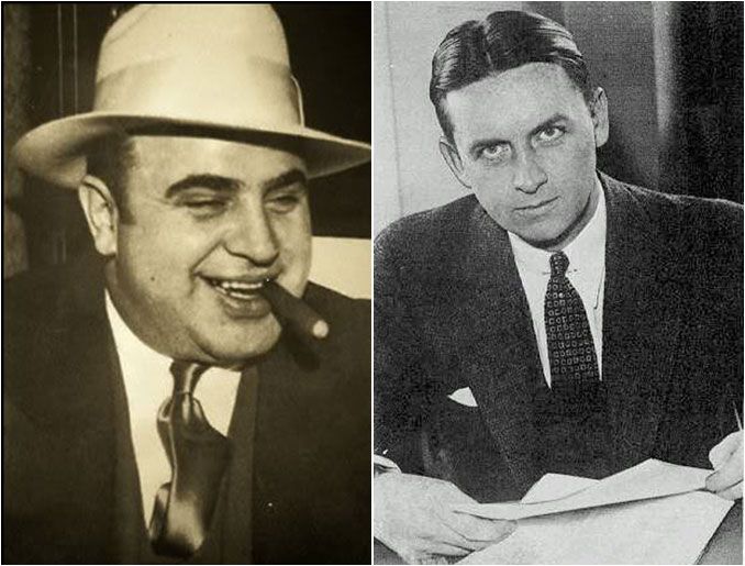 al capone left eliot ness right