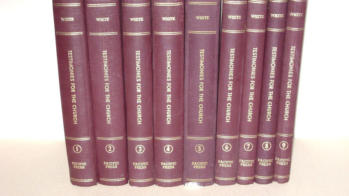 TESTIMONIES FOR THE CHURCH ELLEN G WHITE 9 VOLUMES BEAUTIFUL SET