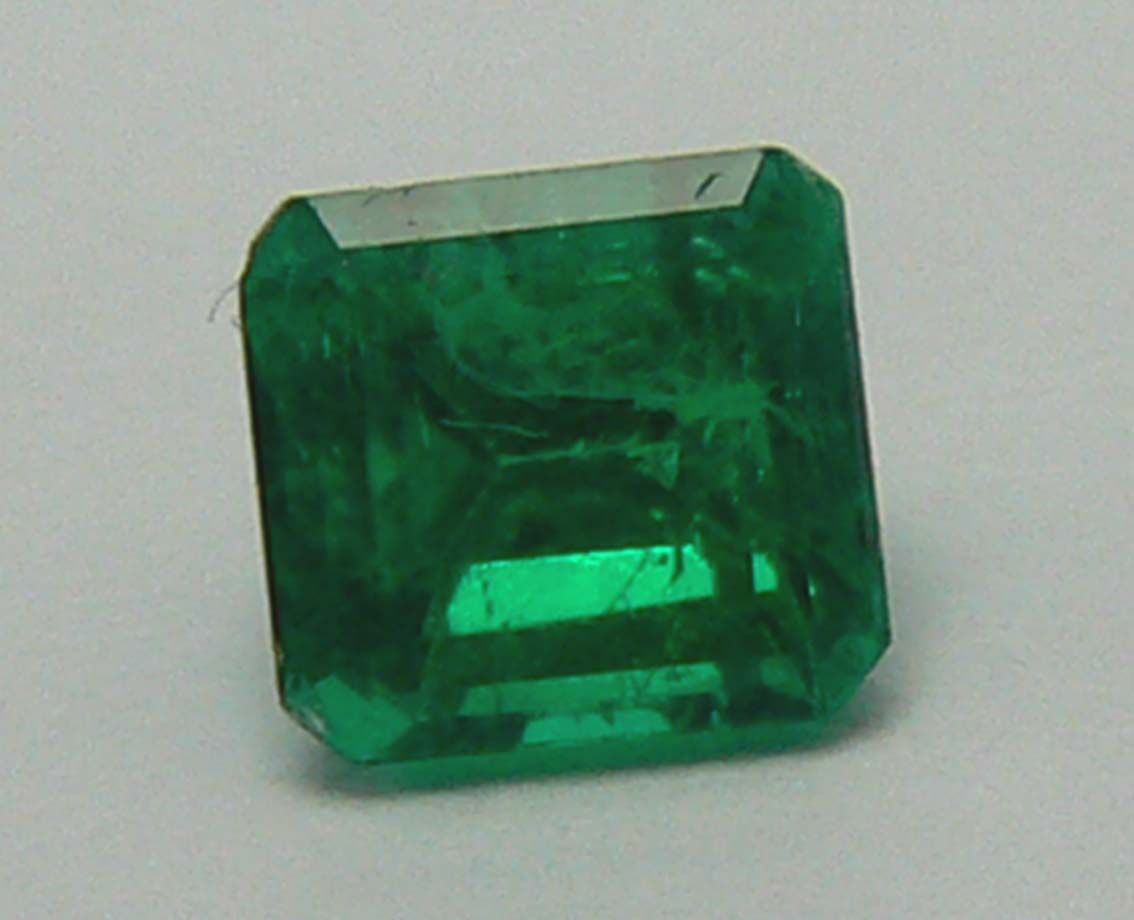 57cts Top Quality Loose Natural Colombian Emerald Emerald Cut