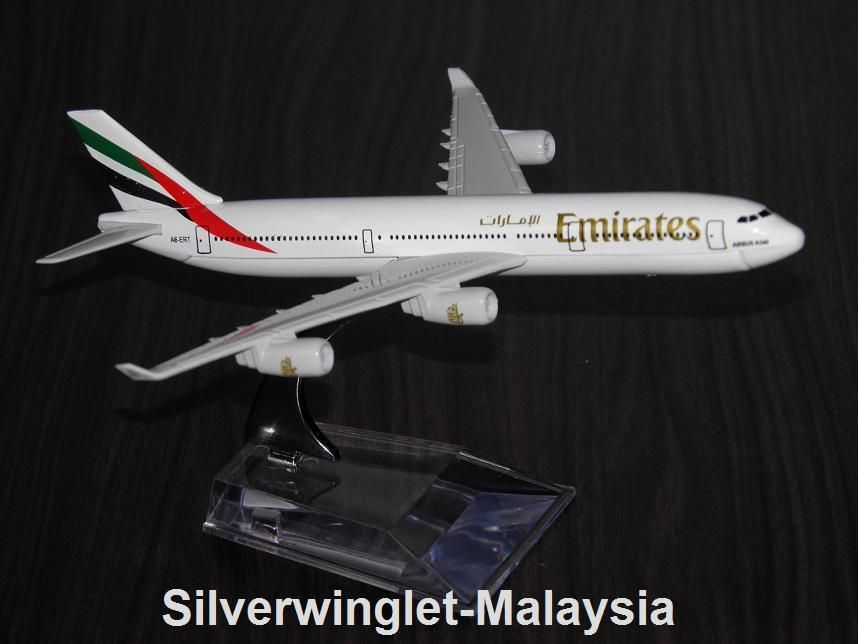 Emirates Airlines Airbus A340 Metal Diecast Scale Model Airplane