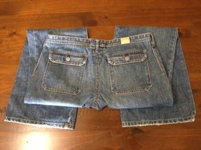 ELWOOD   WOMENS SIZE 14, DENIM JEANS   WIDE LEG