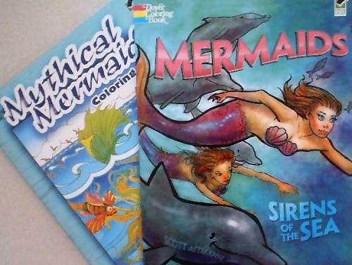 Mermaids Sirens of The Sea Mythical Mermaids Coloring Books New